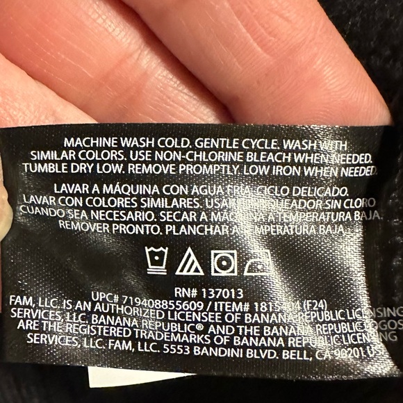 NEW Banana Republic Soft and Stretchy Black Button Front Cardigan Size XL - Picture 5 of 8